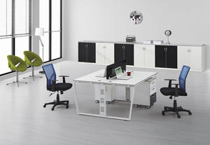 เฟอร์นิเจอร์สำนักงานสมัยใหม่ โต๊ะทำงานสำนักงานแบบคิวบิเคิลสำหรับ <span class=keywords><strong>4</strong></span> คน - Product Image 2