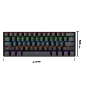 T60 61keys Mechanical Wired Gaming <b>Keyboard</b> <b>Customized</b> Hot-Swap RGB Backlit Multimedia Function <b>Keys</b> for Laptop/PC - Product Image 2