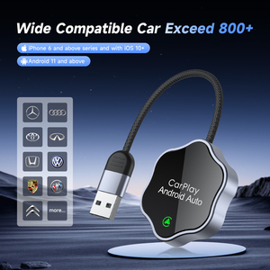 Wholesale Brand New Portable Automotive Wireless Adapter CarPlay Android Auto OTP Converts Wired Wireless Android Dongle - Product Image 3