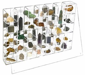 Factory Custom <strong>Adjustable</strong> Shelves Clear Acrylic Rock Collectibles <strong>Display</strong> <strong>Case</strong> Lucite Stone Mineral Showcase Acrylic <strong>Display</strong> - Product Image 1