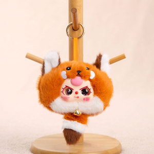 Bambola Giocattolo in Vinile Trasformabile 3-in-1 - Simpatico Peluche Animale, Regalo di Compleanno e Portachiavi Charm per Borsa per Bambine - Product Image 5