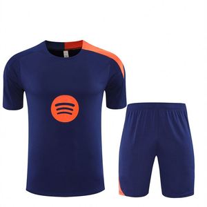 Uniformes de Fútbol de Verano, Jersey Deportivo Personalizado con Estampado, Manga Corta, 25/26 Barcelona, Transpirable, Poliéster/Nailon, Secado Rápido - Product Image 1