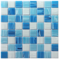 Mosaïque de verre Carré Piscine Mosaïque de verre bon marché