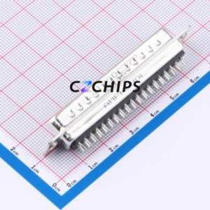 L717SDC37P D-Sub/VGA Connector Connector ( Gender: Male )( Total Number of PINs: 37P )( Number of Rows: 2 ) - Product Image 2