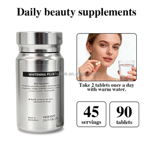 Smhealth - Tabletas Blanqueadoras con Glutatión, Colágeno y Péptidos, para Aclarar la Piel y Antienvejecimiento, 0.5g, 90 Unidades, Suplemento Dietético Natural - Product Image 5