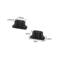 Bouchon anti-poussière en Silicone protecteur Micro USB/bouchon anti-poussière en Silicone USB bouchon Mini prise USB bouchon anti-poussière en caoutchouc
