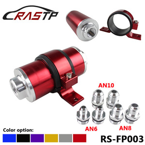 Car Modification Fuel Filter <b>Bracket</b> 58mm High Flow Magnetized Gasoline Filter Element Red For Retrofit Upgrade - Product Image 4
