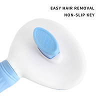 Nouveau Design Facile À Utiliser Brosse À Chien chien épilateur Pour Perte Chien Brosse À Cheveux Peigne de Toilettage Pour Animaux De Compagnie Avec Auto-Nettoyage bouton