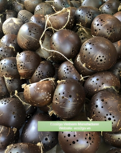Pot de plantes en coque de noix de coco, 1 pièce de haute qualité, plante durable et durable en coquille de noix de coco, à suspendre au Vietnam - Product Image 4
