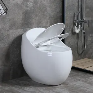 Floor mounted sanitary ware wc toilet bowl ceramic round egg toilet