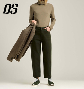 DS đô thị Thời Trang Phụ nữ thiết kế quần jean rửa sạch-thoáng khí chịu mài mòn đường phố tuyên bố phong cách - Product Image 1