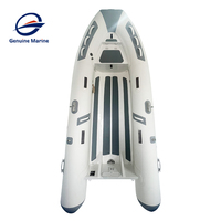 Véritable bateau de pêche marine en PVC personnalisé Bateau de sauvetage en caoutchouc Bateau à rames 2-4m Kayak Canot pneumatique avec coque en aluminium