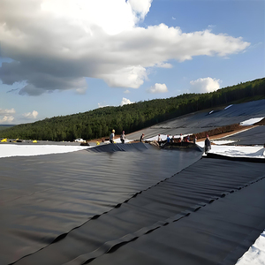 <span class=keywords><strong>Lona</strong></span> de geomembrana impermeable de HDPE para revestimiento de estanques, tela impermeable para acuarios utilizada en vertederos - Product Image 3