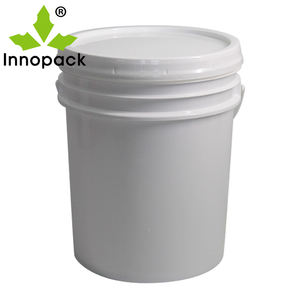 Cubo de plástico pintado de alta calidad 13L hecho en China logotipo personalizado - Product Image 2