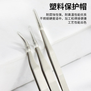Stainless Steel Tweezers Pointed Tip Smooth Surface Industrial Grade For Precision Repair And Electronics Handling - Product Image 4
