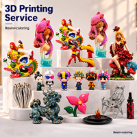 Service d'impression 3D OEM, personnalisation de la coloration de la résine ABS, figurines imprimées en 3D, jouets imprimés en 3D, produit industriel rapide
