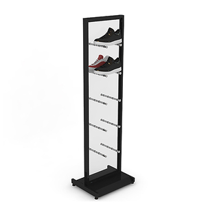 अनुकूलित लोगो धातु खुदरा स्टोर जूते ऐक्रेलिक धारक के साथ डबल पक्षीय डिस्प्ले रैक - Product Image 3