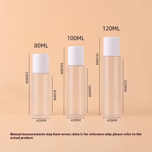 Bouteille de <span class=keywords><strong>rosée</strong></span> pure PET givrée/blanche 80ML/100ML/120ML pour les soins de <span class=keywords><strong>la</strong></span> peau Toner et Lotion démaquillante Produits ponctuels - Product Image 3