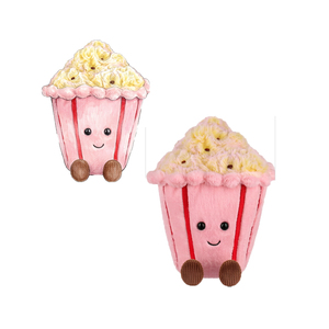 Divertenti Peluche a Forma di Popcorn, Giocattoli Morbidi a Tema Fast <span class=keywords><strong>Food</strong></span>, Bambole Creative Personalizzate, Regali Promozionali Divertenti - Product Image 1