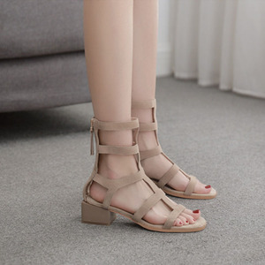 여성용 공장 직판 도매 샌들, 여름 오픈워크 샌들, 여성 디자이너 샌들 - Product Image 5