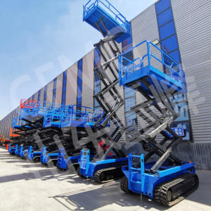 <span class=keywords><strong>Plataforma</strong></span> Elevadora de Tijera sobre Orugas para Terrenos Difíciles, Maquinaria Eléctrica de Construcción Aérea, Vehículo para <span class=keywords><strong>Alquiler</strong></span> - Product Image 2