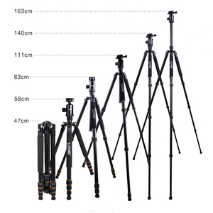 Respectivamente Z688 profesional de aluminio de trípode Monopod + cabeza de bola para <span class=keywords><strong>DSLR</strong></span> cámara portátil SLR cámara mejor que Q666 - Product Image 3