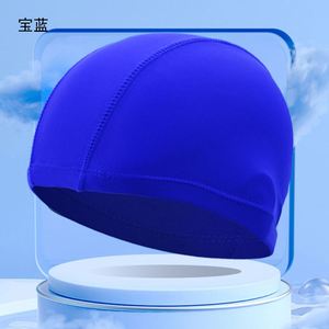 Venta al por mayor de gorros de nailon para piscinas, adecuados tanto para hombres como para mujeres, protección auditiva para adultos sin estrangulamiento de la cabeza - Product Image 2