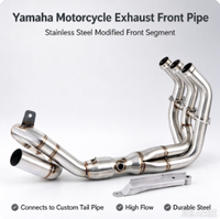 Système d'échappement complet de course modifié de qualité européenne pour moto V8, compatible JOG V8, DIO, BWS, ZX, DIO90, RR, DIO 26AA, ZX 26AA