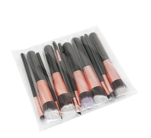 Pincel de maquillaje de cara completa, brochas de maquillaje de primera calidad, base sintética en polvo, corrector, sombras de ojos, conjunto de brochas de maquillaje con logotipo, 14 Uds. - Product Image 5