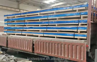 Placa de Acero Aleado Laminada en Caliente con Diseño a Cuadros ASTM A36 SS400 Q235b, Placa para Calderas de Barco de 8.1-10 mm de Espesor, Estándar BS, Soldadura y Corte