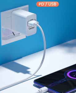 Cargador Rápido 2 en 1 con Puerto USB y Tipo C, Carga Rápida QC3.0 de 12W, Cargador de Pared USB Tipo C, Cargador PD Tipo C de 12W - Product Image 5