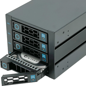 Vỏ ổ cứng 4 khay hot-swap 3.5 inch/2.5 inch, hỗ trợ SAS SATA3, 3 vị trí ổ đĩa quang, chuyển đổi thành 4 ổ cứng <span class=keywords><strong>HDD</strong></span>, module 12G - Product Image 3