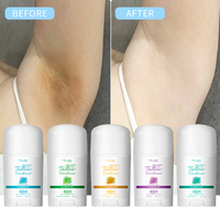 Bâton de déodorant naturel de suif en aluminium et sans parabène Déodorant anti-transpirant pour femme