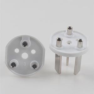 Fournisseur d'inserts de <span class=keywords><strong>prises</strong></span> argentines 2 broches 3 broches, prise standard blanche avec mise à la terre - Product Image 2