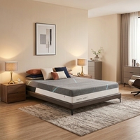 Matelas 180x200 roulé et compressé en boîte, matelas hybride de luxe orthopédique, confortable, doux, à ressorts ensachés et mousse, qualité hôtelière