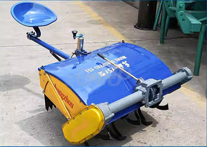 <strong>Hand</strong> <strong>Tractor</strong> Rotary Cultivator Tiller Rotovator <strong>Harrow</strong> With Seat Walking <strong>Tractor</strong> Tiller Cultivator With Trailer Car in Africa - Product Image 3