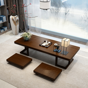 Tavolo lungo tatami in legno massello cinese tavolino da caffè in stile giapponese bovindo olmo tavolo da tè <span class=keywords><strong>Zen</strong></span> - Product Image 4