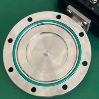 Vanne papillon à vide poussé de type GID en acier inoxydable 304 pour système de vide à pression négative
