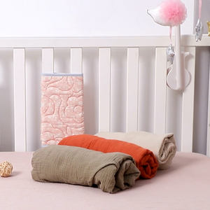 Babybettlaken Superweich Atmungsaktiv Bio-Baby Spannbettlaken 100% Baumwolle Musselin Baby Spannbettlaken - Product Image 5