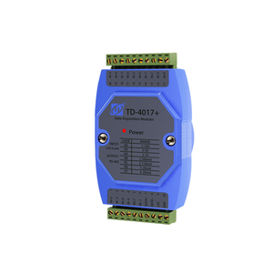 TD-4017โมดูลเก็บข้อมูลแบบแอนะล็อก8ช่องที่แยกได้4-20mA 0-10V RS485 Modbus RTU โมดูล I/o อุตสาหกรรม - Product Image 1