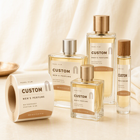 Étiquettes cosmétiques pour flacons de parfum pour hommes, film perlé, étiquettes autocollantes imperméables, rouleau d'étiquettes d'emballage, autocollants brillants métalliques, fournisseur