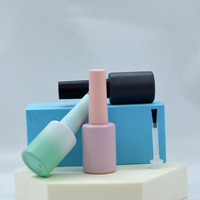 Bouchon automatique vide avec brosse carrée pour vernis à ongles Uv, pièces, flacons de vernis à ongles, Super qualité, 15ml