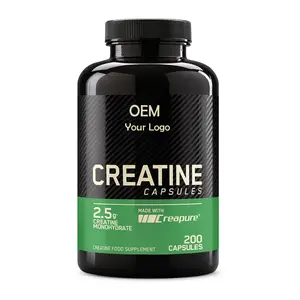 Oem nhãn hiệu riêng 200 Micronized Creatine Monohydrate viên nang cho thể thao bổ sung