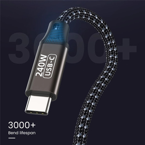 PD3.1 <span class=keywords><strong>cavo</strong></span> <span class=keywords><strong>USB</strong></span> C 240W <span class=keywords><strong>USB</strong></span> tipo C per PS5 <span class=keywords><strong>Nintendo</strong></span> <span class=keywords><strong>Switch</strong></span> Galaxy S22 MacBook 48 v5a <span class=keywords><strong>USB</strong></span> C QC4.0 VOOC Warp SCP <span class=keywords><strong>cavo</strong></span> di ricarica rapida - Product Image 2