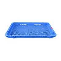 Panier de rangement en plastique pour légumes, vente en gros d'usine, conception personnalisée, empilable, ventilé