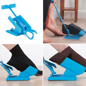 Injuries Supplies <b>Elderly</b> Helper Wearing <b>Sock</b> <b>Aids</b> Unique Cradle Design Portable Plastic System Flexible <b>Sock</b> Stocking <b>Aid</b> - Product Image 2