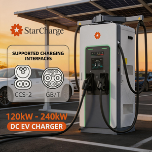 Cargador Comercial para Vehículos Eléctricos Starcharge Titan V5 UL CE 200kW-240kW OCPP 16J RFID QR APP con Salida Amplia de 150-1000Vdc y Ciclo Profundo - Product Image 1