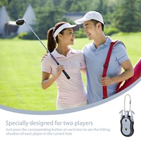 Compteur de score de mini-golf avec logo personnalisé, enregistreur de score de golf portable, dispositif de notation de golf, accessoire de golf, cadeau de tournoi, promotion