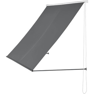 Toldo de ventana con marco de hierro Manual europeo con cadena, vela recubierta de PU Anti-UV para protección solar al aire libre - Product Image 2