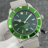 Reloj Mecánico Automático Deportivo Cuadrado de Lujo, Unisex, con Alarma, Movimiento Hangzhou, Puntero Oculto, Acero Inoxidable, Cristal de Zafiro